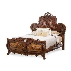 Super King - Art Classic Hand Carved Painted Bed Furniture Supplier