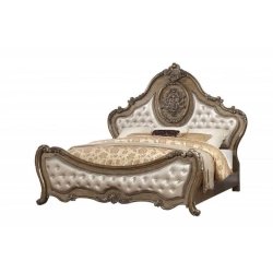 Double XL - Art Classic Hand Carved Painted Bed Furniture Supplier