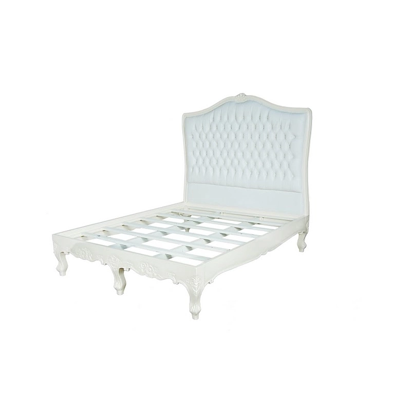 Double - Mahogany wood classic bed Furniture Wholesaler
