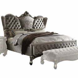 King - Upholstered classic bed Furniture Mulyoharjo