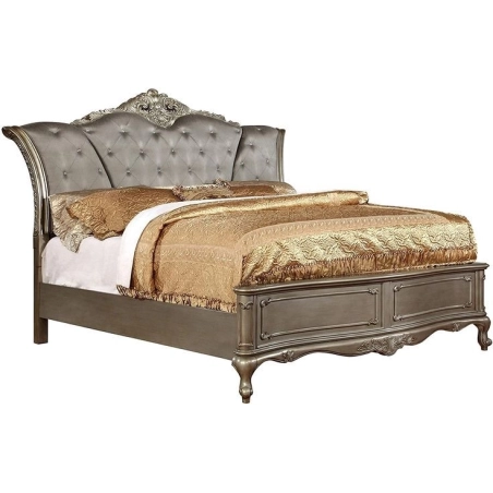 Queen - Small classic bed Furniture Produce