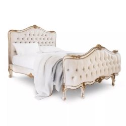 Double XL - Mahogany wood classic bed Furniture Supplier