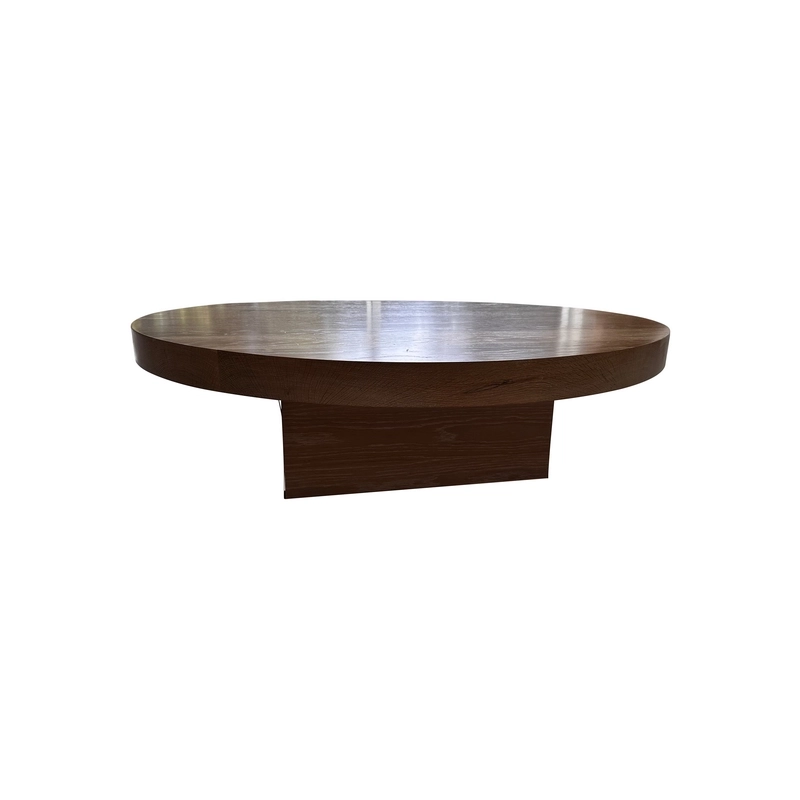 Mulyoharjo Round Light Wood Coffee Table Furniture Supplier Indonesia