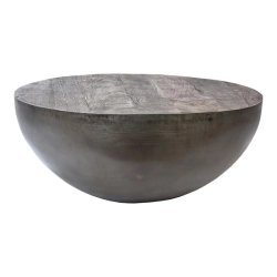 Mulyoharjo Grey Wood & Iron Coffee Table Furniture Supplier Indonesia