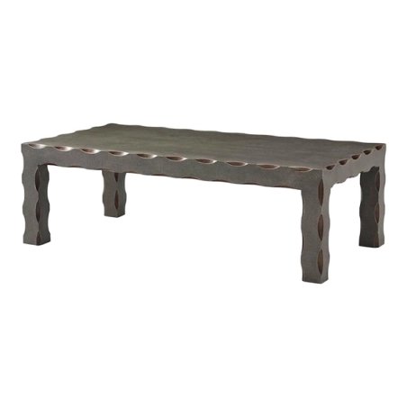 Mulyoharjo Shagreen Leather and Wood Coffee Table Furniture Supplier Indonesia