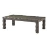 Mulyoharjo Shagreen Leather and Wood Coffee Table Furniture Supplier Indonesia