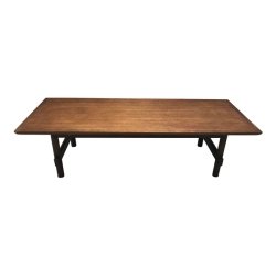 Mulyoharjo Mid Century Japanese Tiger Wood Coffee Table Furniture Supplier Indonesia