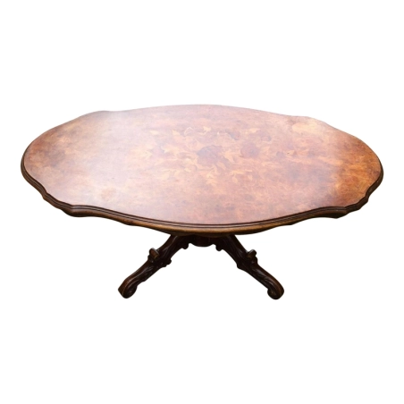 Mulyoharjo French Marquette Wood Violon Coffee Table Furniture Supplier Indonesia