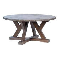 Mulyoharjo Farm Stone & Wood Coffee Table Furniture Supplier Indonesia