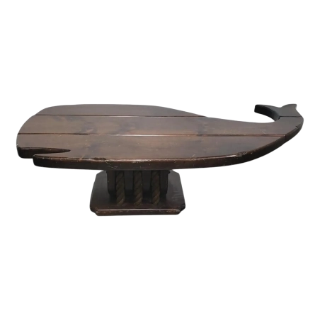 Mulyoharjo Whale-Form Wood Coffee Table Furniture Supplier Indonesia