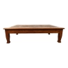 Mulyoharjo Vintage Wood and Bamboo Coffee Table, 1980s Furniture Supplier Indonesia