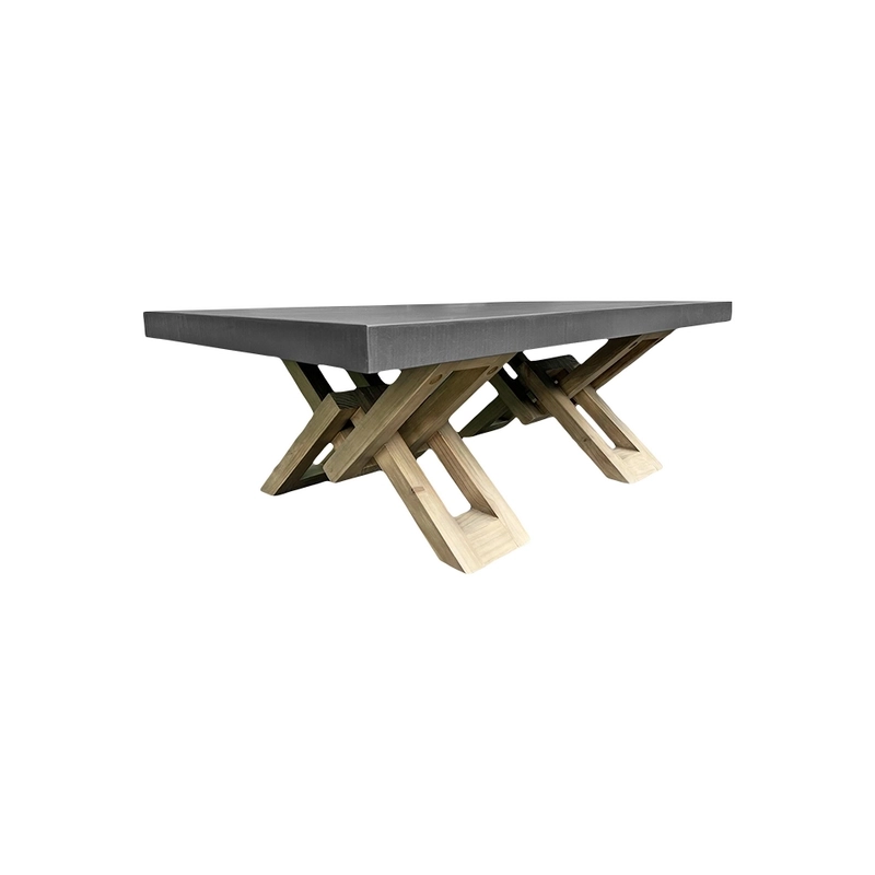 Mulyoharjo Charcoal Concrete & Wood Coffee Table Furniture Supplier Indonesia Mulyoharjo Charcoal Concrete & Wood Coffee Table Furniture Supplier Indonesia