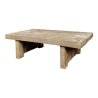 Mulyoharjo Antique Rustic Heavy Wood Coffee Table Furniture Supplier Indonesia