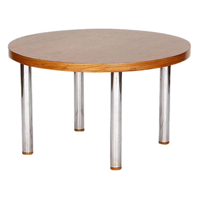 Mulyoharjo Vintage Steel & Wood Coffee Table, 1950s Furniture Supplier Indonesia Mulyoharjo Vintage Steel & Wood Coffee Table, 1950s Furniture Supplier Indonesia