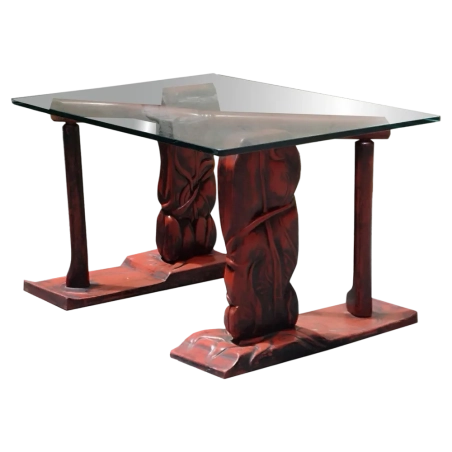 Mulyoharjo Lacquered Wood and Glass Coffee Table, Italy, 1960s Furniture Supplier Indonesia