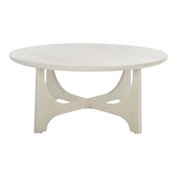 Mulyoharjo Sasha Wood Coffee Table - White Wash Furniture Supplier Indonesia