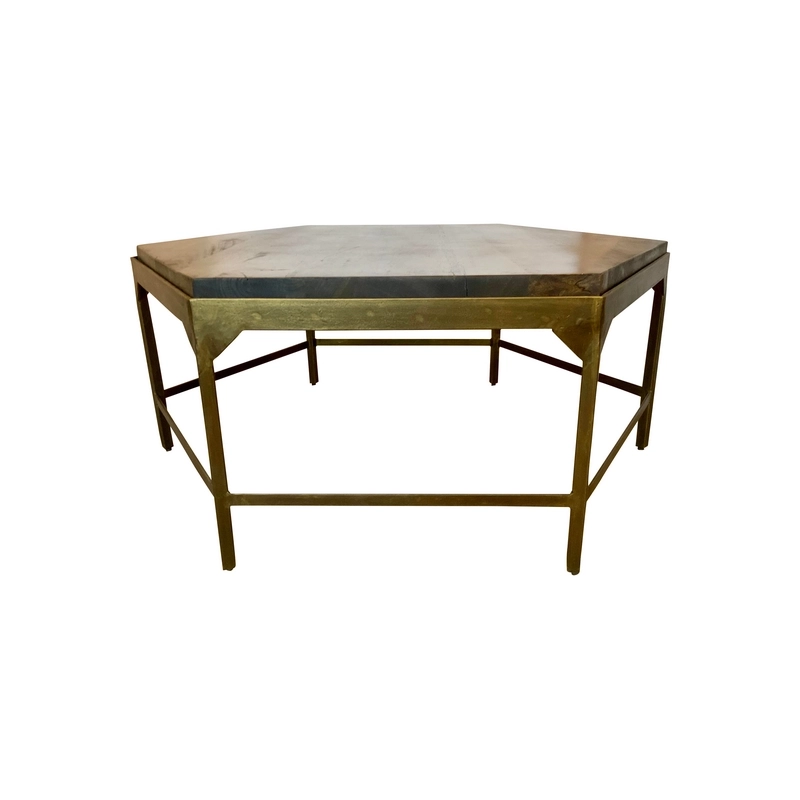 Mulyoharjo Modern Walnut Finished Hexagonal Wood Cocktail Table Furniture Supplier Indonesia Mulyoharjo Modern Walnut Finished Hexagonal Wood Cocktail Table Furniture Supplier Indonesia