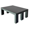 Mulyoharjo Postmodern Italian Coffee Table in Black Wood, 1980s Furniture Supplier Indonesia