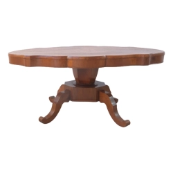 Mulyoharjo Walnut Wood Carved Table Biscuit Table Coffee Table, 1930s Furniture Supplier Indonesia