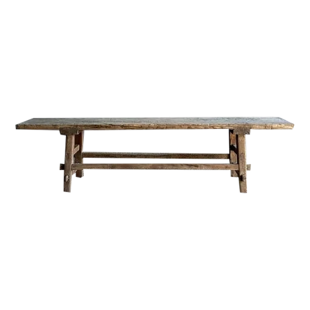 Mulyoharjo Vintage Elm Wood Coffee Table or Bench Furniture Supplier Indonesia