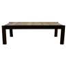 Mulyoharjo Ceramic and Wood Coffee Table by Roger Capron, 1960s Furniture Supplier Indonesia