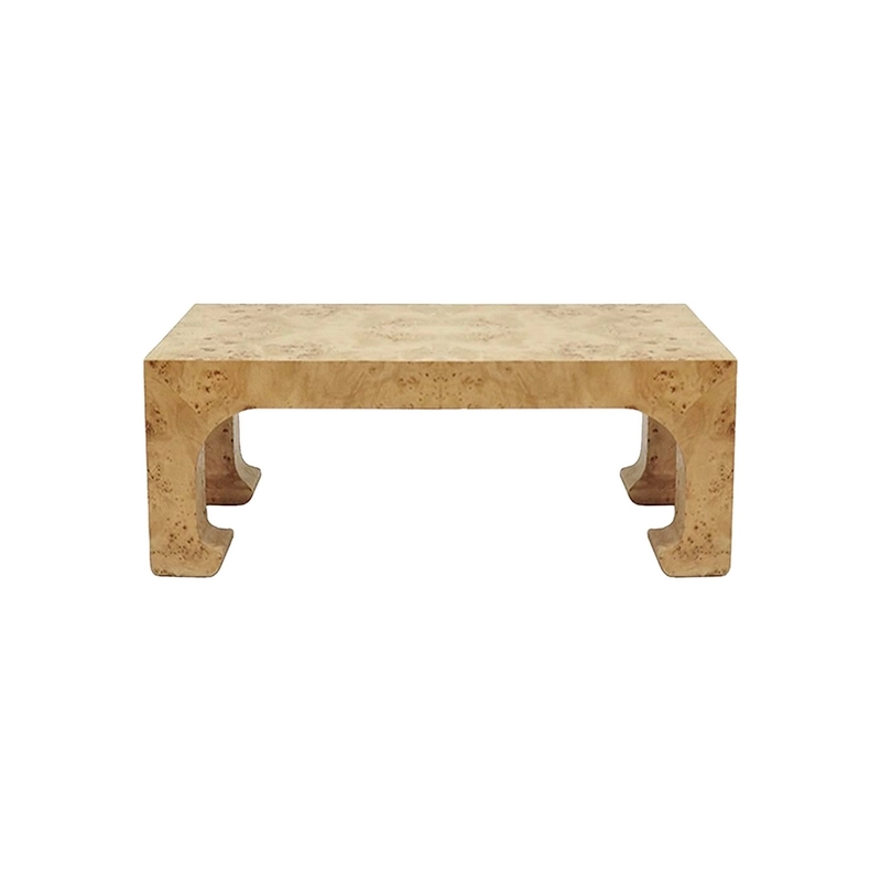 Mulyoharjo Burl Wood Coffee Table, Natural Finish. Furniture Supplier Indonesia