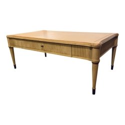 Mulyoharjo Sherrill Occasional Tan Wood Coffee Table Furniture Supplier Indonesia