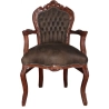 French Carved Dining Chairs 423 for Kitchen and Dining Room - Mulyoharjo Furniture Supplier