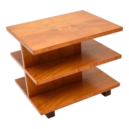 Mulyoharjo Art Deco Satin Wood Coffee Table, 1930s Furniture Supplier Indonesia
