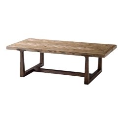 Mulyoharjo Rustic Oak Cocktail Table Furniture Supplier Indonesia