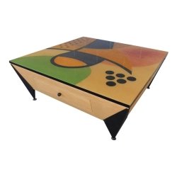 Mulyoharjo Postmodern Benjamin Le Style Wood Inlay Cocktail Table Furniture Supplier Indonesia