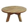 Mulyoharjo Salvaged Round Boat Wood Coffee Table Furniture Supplier Indonesia