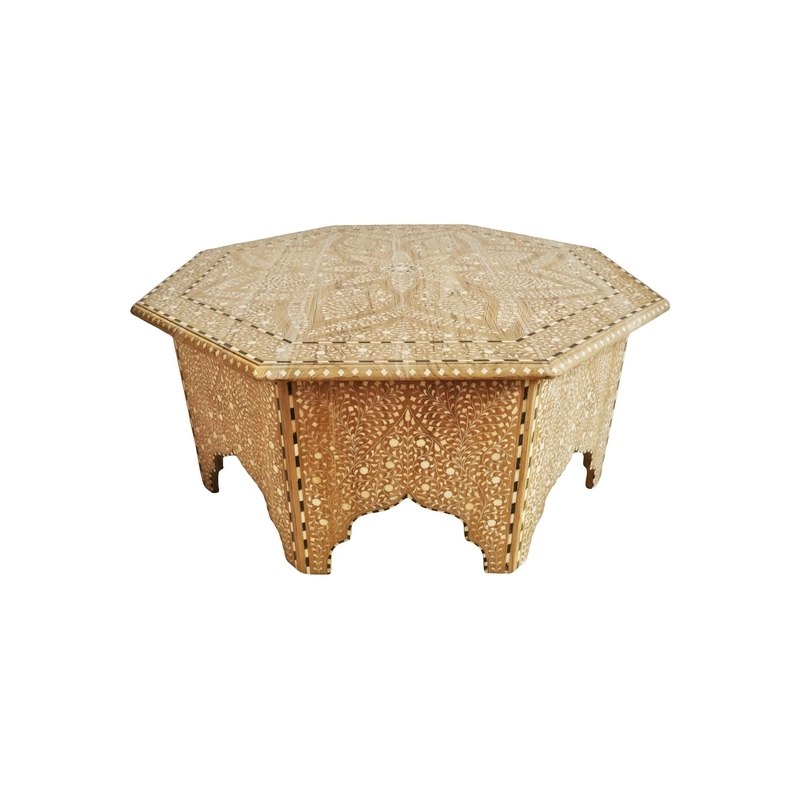 Mulyoharjo Octagon Mogul Style Wood Coffee Table Furniture Supplier Indonesia Mulyoharjo Octagon Mogul Style Wood Coffee Table Furniture Supplier Indonesia