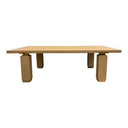 Mulyoharjo Judith Leiber for Theodore Alexander Beige Wood Cocktail Table Furniture Supplier Indonesia