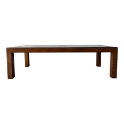 Mulyoharjo Vintage John Widdicomb Burl Wood Glass Top Cocktail Table Furniture Supplier Indonesia