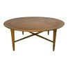 Mulyoharjo 1950s Round Wood Coffee Table by Heritage Henedon Furniture Supplier Indonesia