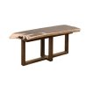 Mulyoharjo Organic Modern Petrified Wood Coffee Table or Bench Furniture Supplier Indonesia