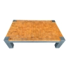 Mulyoharjo 1970s Coffee Table Wood Cube and Metal, France Furniture Supplier Indonesia