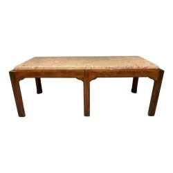 Mulyoharjo Charak Marble Top Coffee Table On Wood Base Furniture Supplier Indonesia