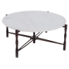 Italian Coffee Table in Wood & Marble by Giuseppe Scapinelli, 1950s Mulyoharjo Furniture Supplier Indonesia