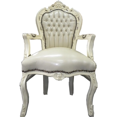 French Carved Dining Chairs 437 for Kitchen and Dining Room - Mulyoharjo Furniture Supplier