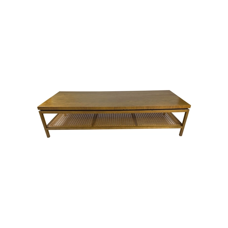 Mid Century Wood Coffee Table Attributed to Widdicomb Furniture Supplier Mid Century Wood Coffee Table Attributed to Widdicomb Furniture Supplier
