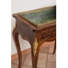 Napoleon III Coffee Table in Polychrome Wood & Golden Bronze