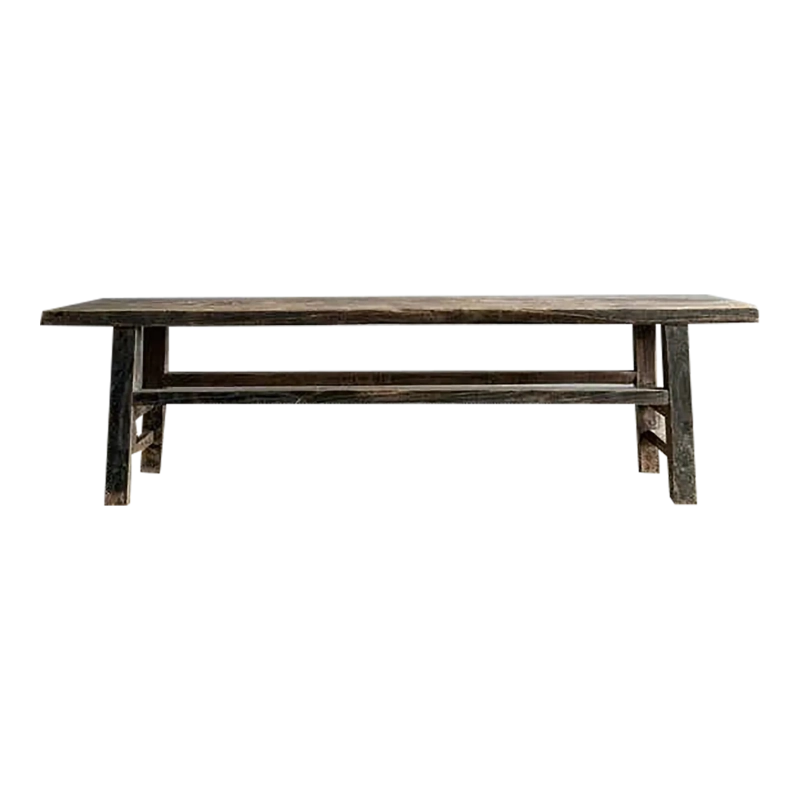 1940s Vintage Elm Wood Bench or Coffee Table Furniture Supplier