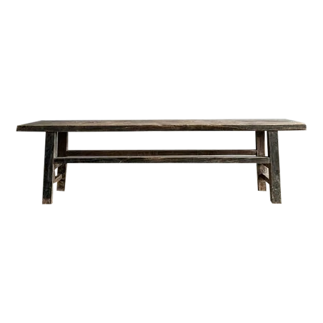 1940s Vintage Elm Wood Bench or Coffee Table Furniture Supplier