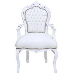 French Carved Dining Chairs 442 for Kitchen and Dining Room - Mulyoharjo Furniture Supplier