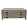 Pottery Barn Architect's Reclaimed Wood Coffee Table Furniture Supplier