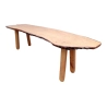 Mid 20th Century Custom Made Slab Wood Coffee Table Furniture Supplier