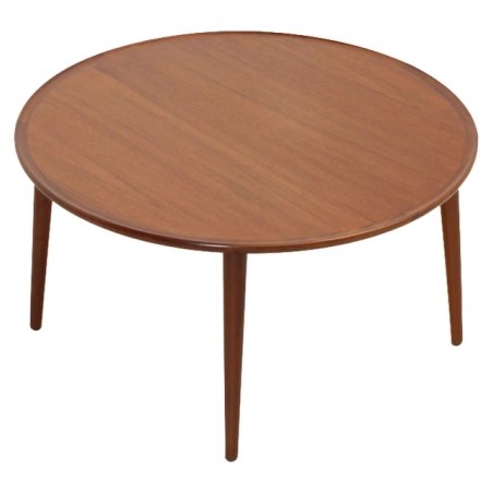 Round Coffee Table in Teak Wood by Bc Møbler, Denmark, 1960s Furniture Supplier