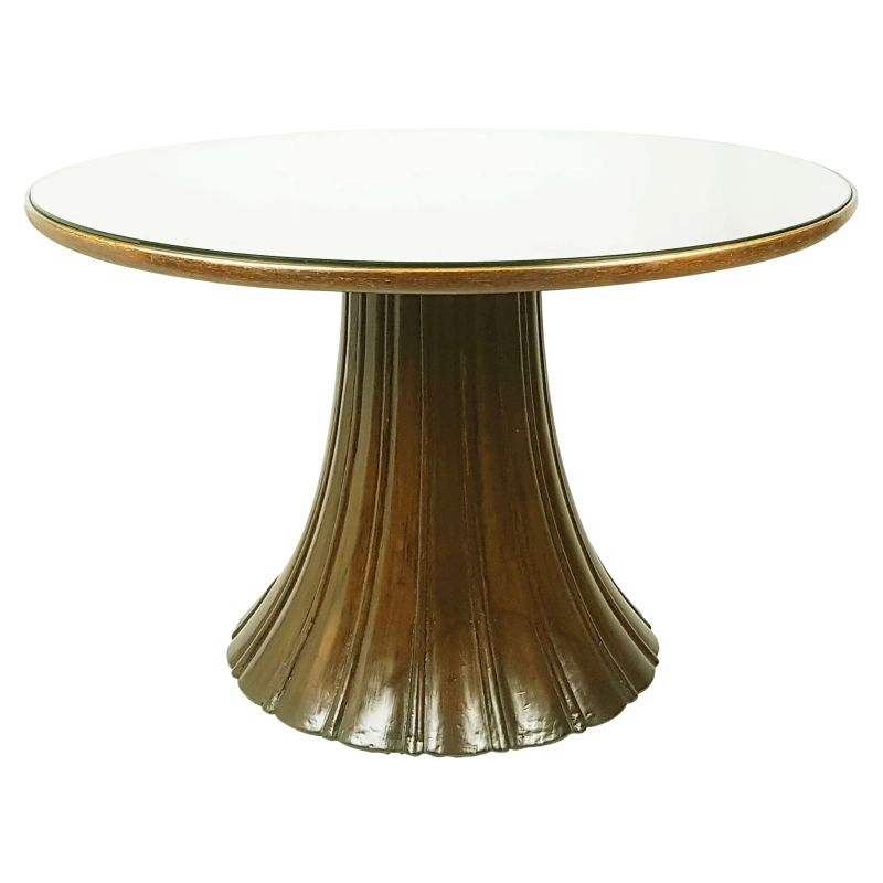 Wood & Glass Coffee Table attributed to Guglielmo Ulrich, 1930s Furniture Supplier